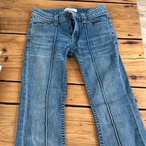 Free People wide legged jeans size 24